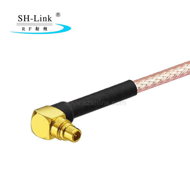 IP67 waterproof TNC female to MMCX Right angle male RG316 coaxial cable